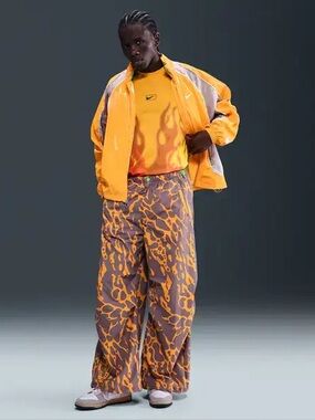 Nike Men’s Project F.R.O.G. Parachute Pants Size XL Sundial Yellow/Gray Rare EUC